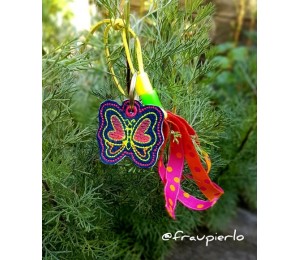 Stickdatei - ITH Anhänger Biene